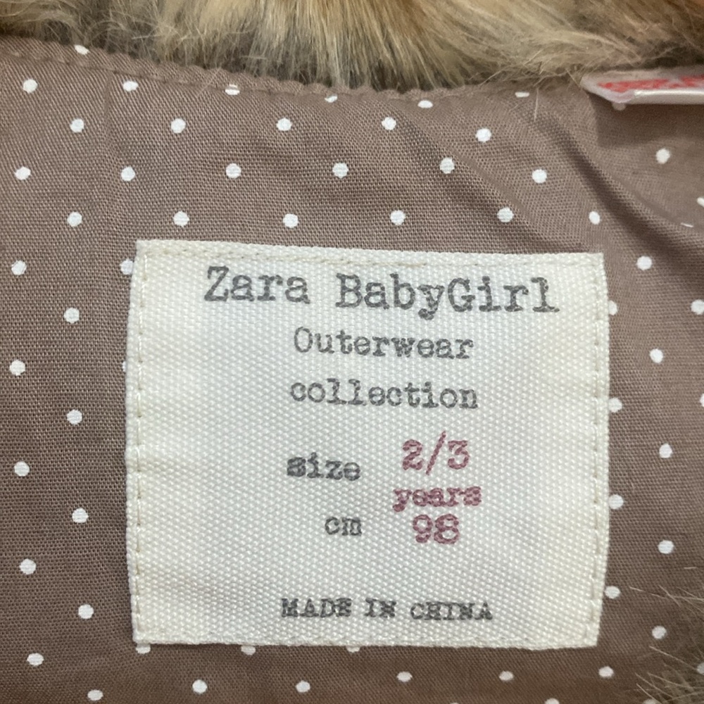 Zara Baby 2/3 Faux Fur Vest - Picture 2 of 11